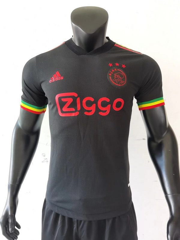 AAA Quality Ajax 21/22 Third Black Soccer Jersey(Player)